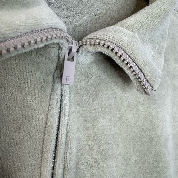 Fear Of God Essentials Velour Half Zip Pullover Short Sleeve Sweatshirt XL - Picture 11 of 15